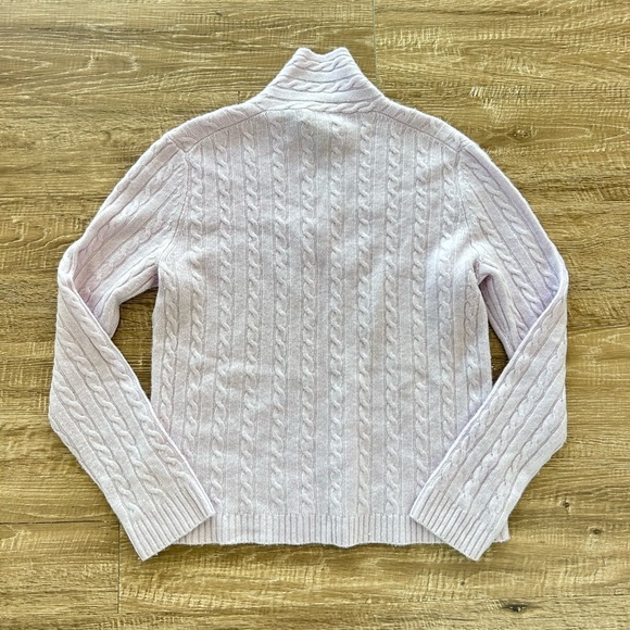 Ralph Lauren V-Neck Sweater - Light Purple - Picture 7 of 7